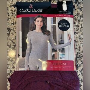 NWT Cuddl Duds long Sleeve Crew